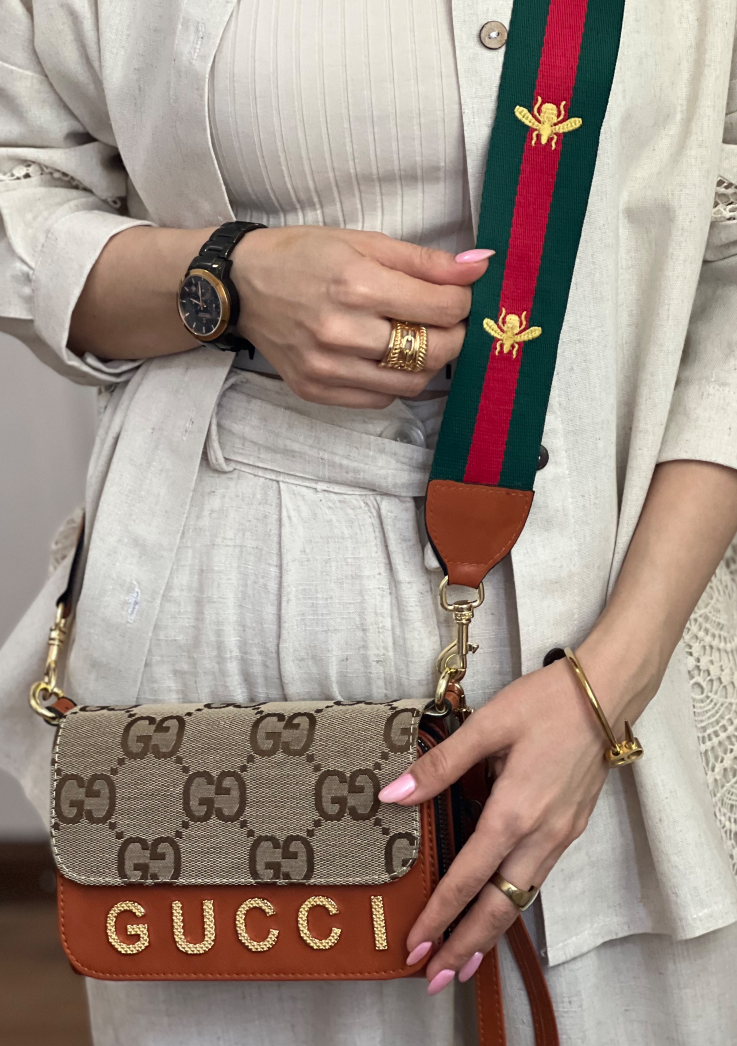 کیف گوچی جلویراق