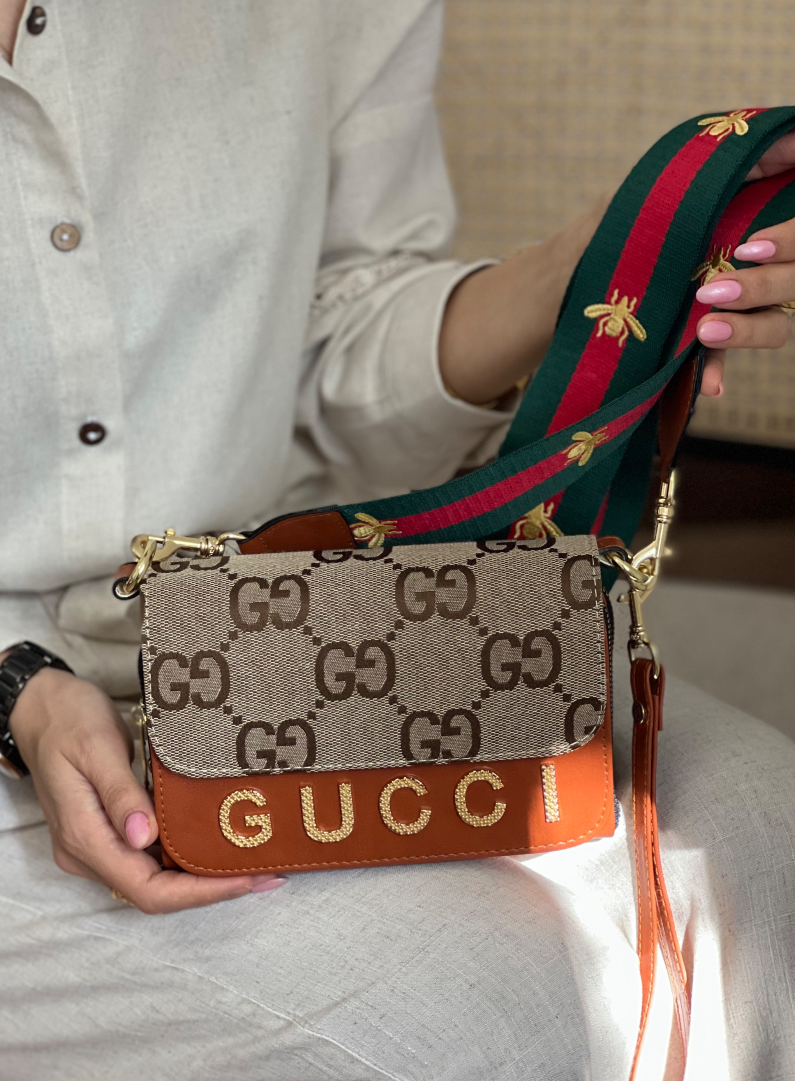 کیف گوچی جلویراق