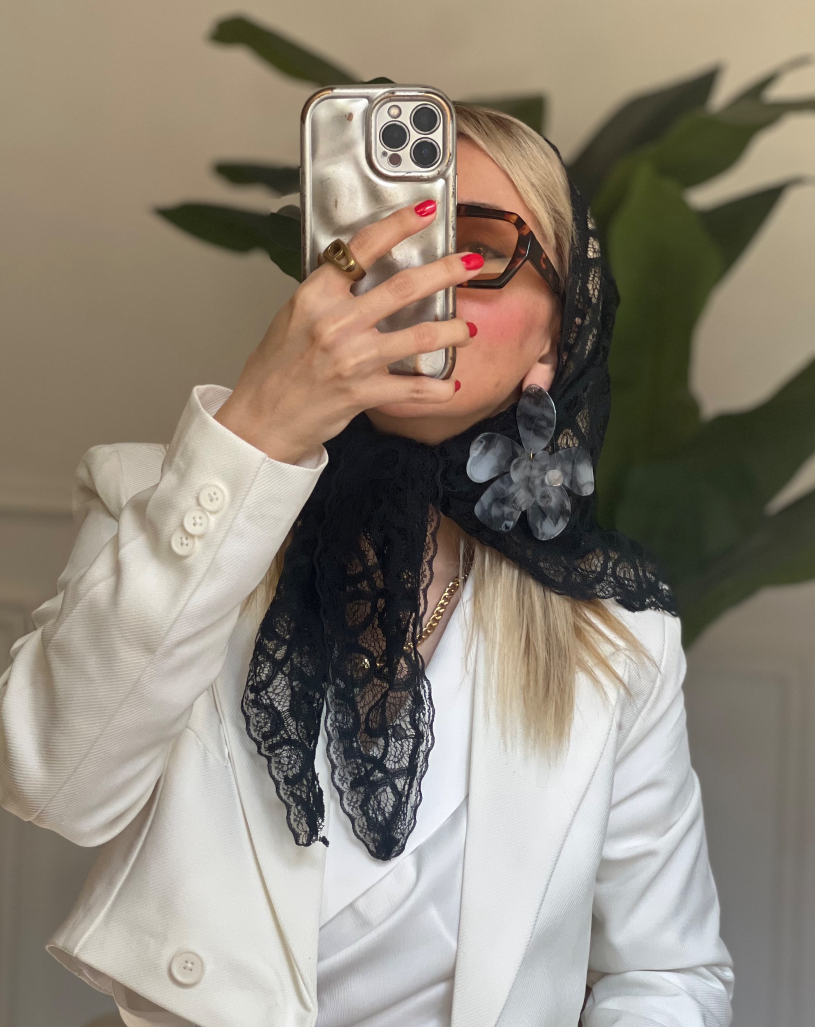 روسری گیپور سه گوش