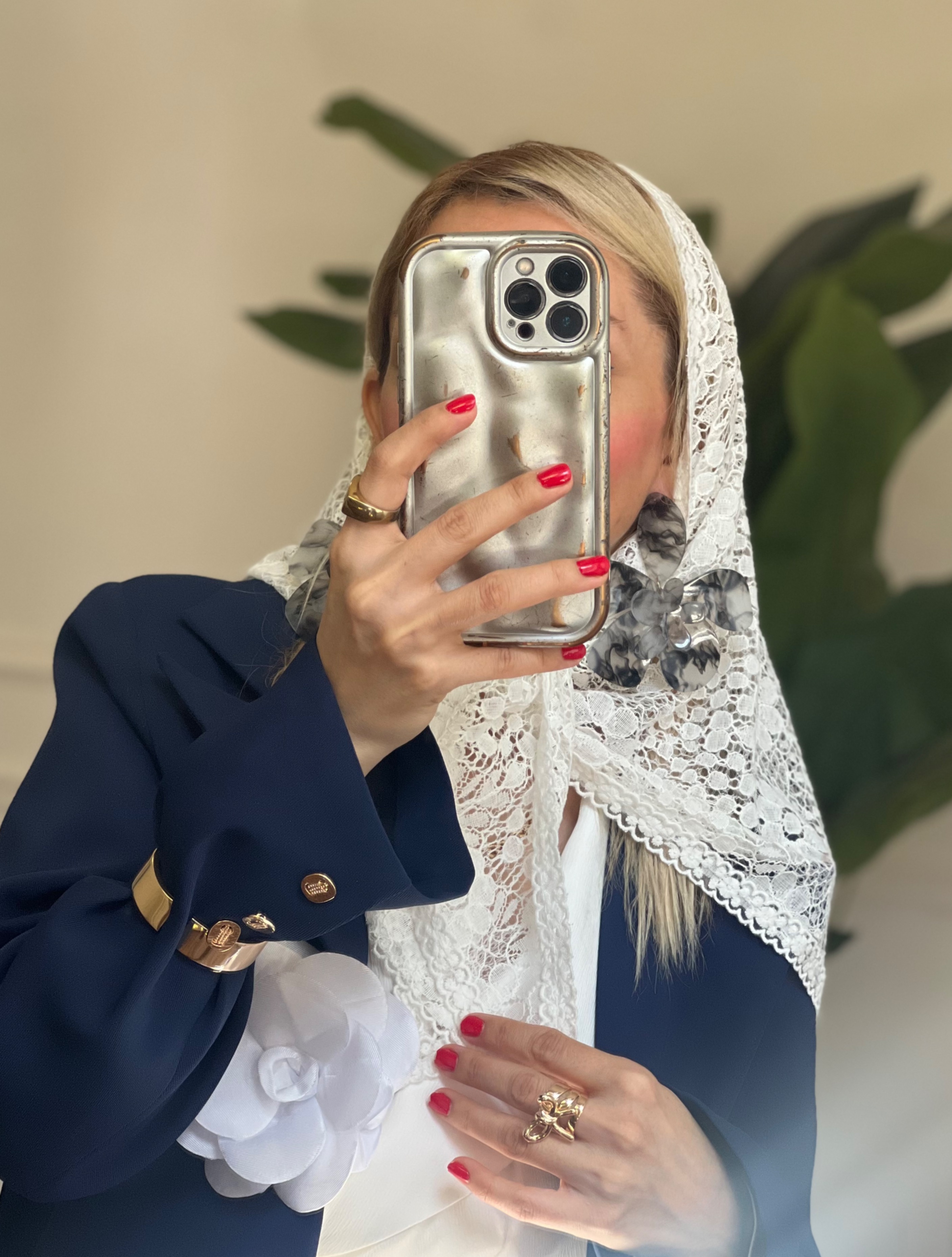 روسری گیپور سه گوش