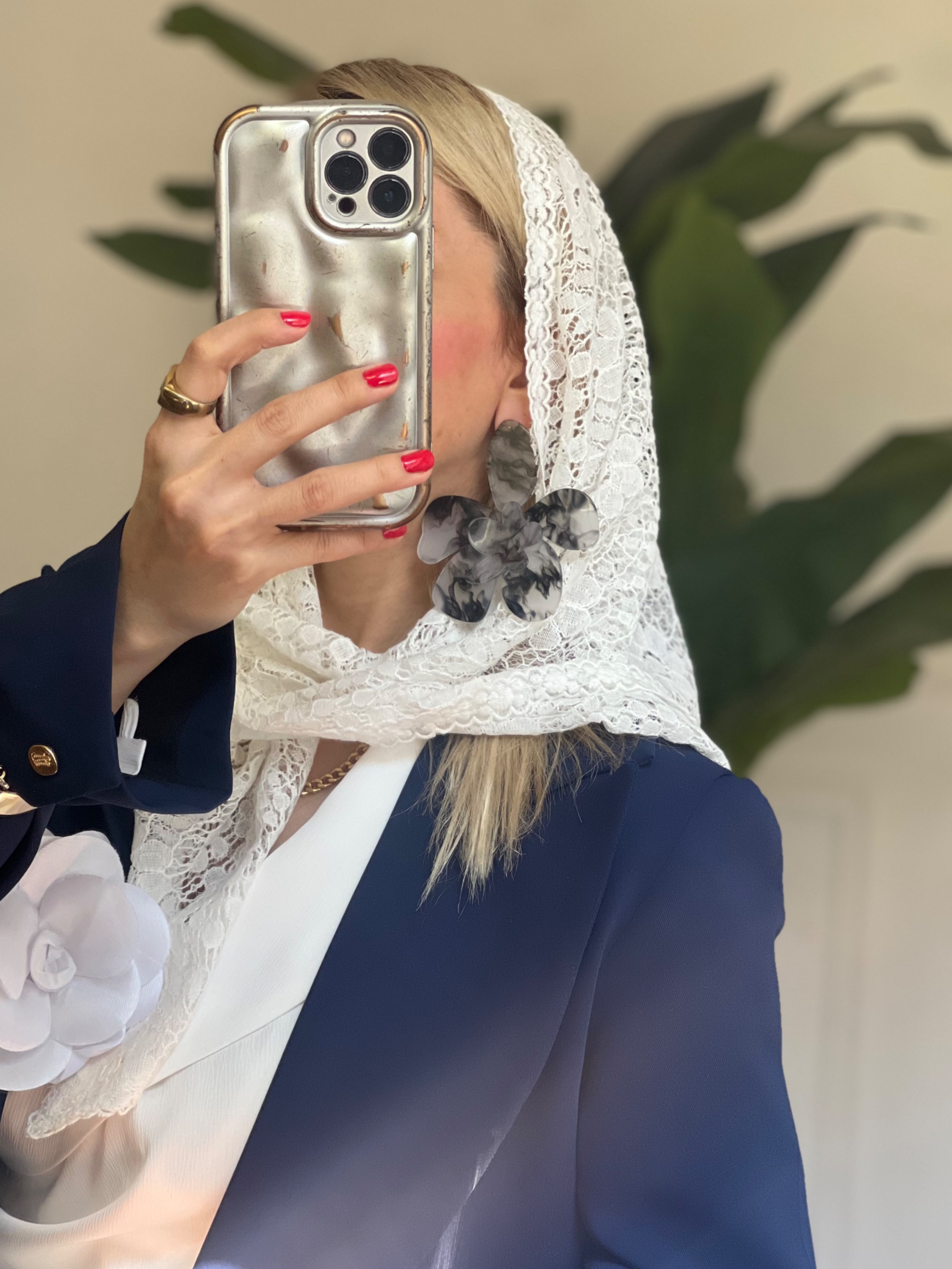 روسری گیپور سه گوش